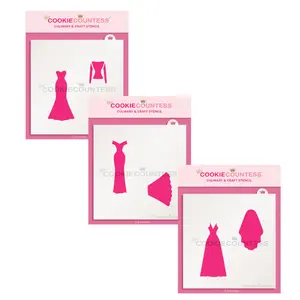 Cookie Stencil The Cookie Countess Wedding Dress Maker