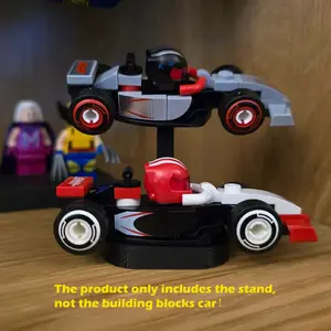 Mini F1 Racing Car Display Stand, Showcase Base for Up to Two Cars, Perfect for Your Favorite Memorabilia, Ideal for Collectors