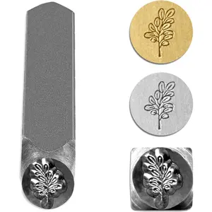 Metal Stamping for  ing Leaf  5/16 Inches (8mm) Black Locust Metal  Ideal for Metal  Projects Professional Quality  Stamping Tools