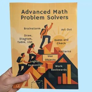 Advanced Math Problem Solvers Workbook for High Thinkers 50 Pages 300 Challenging Problems with Answer Key for Gifted Students Grades 2-5