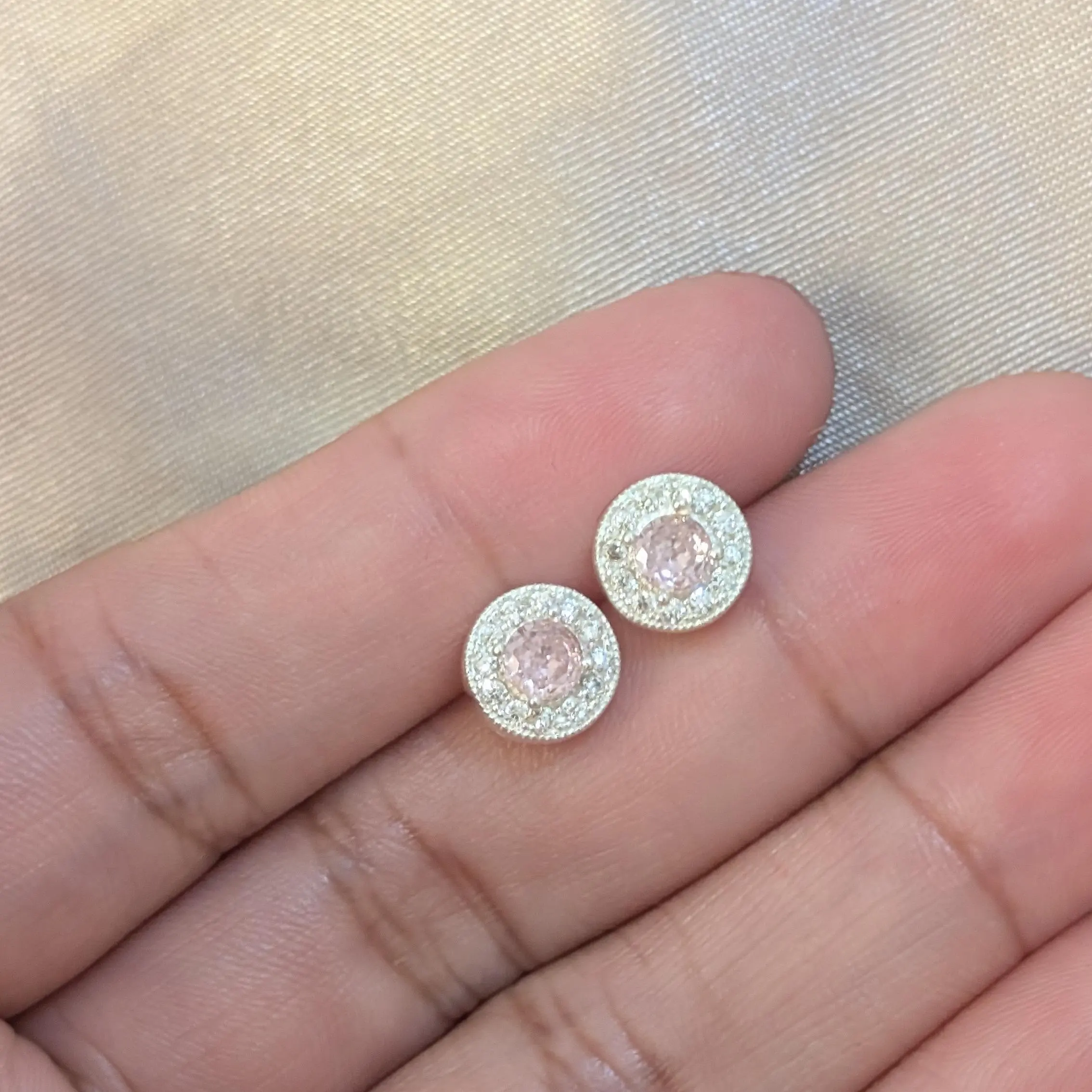 925 Halo Stud Earrings | Handcrafted in Taxco Mexico