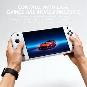 G90 Electronic Game Console, 7.0 Inch HD IPS Screen, Retro Portable Handheld Device, Dual Control & Visual Effects, Lithium Ion Battery
