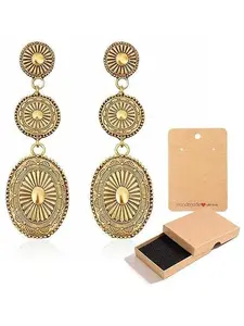 ChicBloom B Western Earrings Jewelry for Women Gold/Silver Turquoise Earrings Vintage Concho Earings Country Concert Outfits Western Christmas Jewelry Gifts for Women Stocking Stuffers