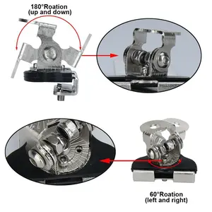 Led Work Light Bar Car Engine Hood Cover 1pair Metal Bracket Holder Mounting Clamp