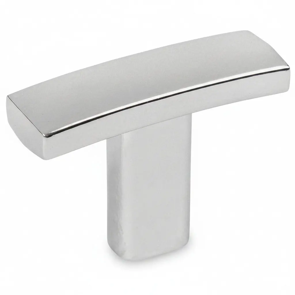 Cosmas 2363CH Polished Chrome Subtle Arch Cabinet T Knob