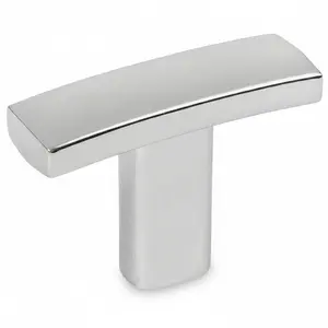 Cosmas 2363CH Polished Chrome Subtle Arch Cabinet T Knob