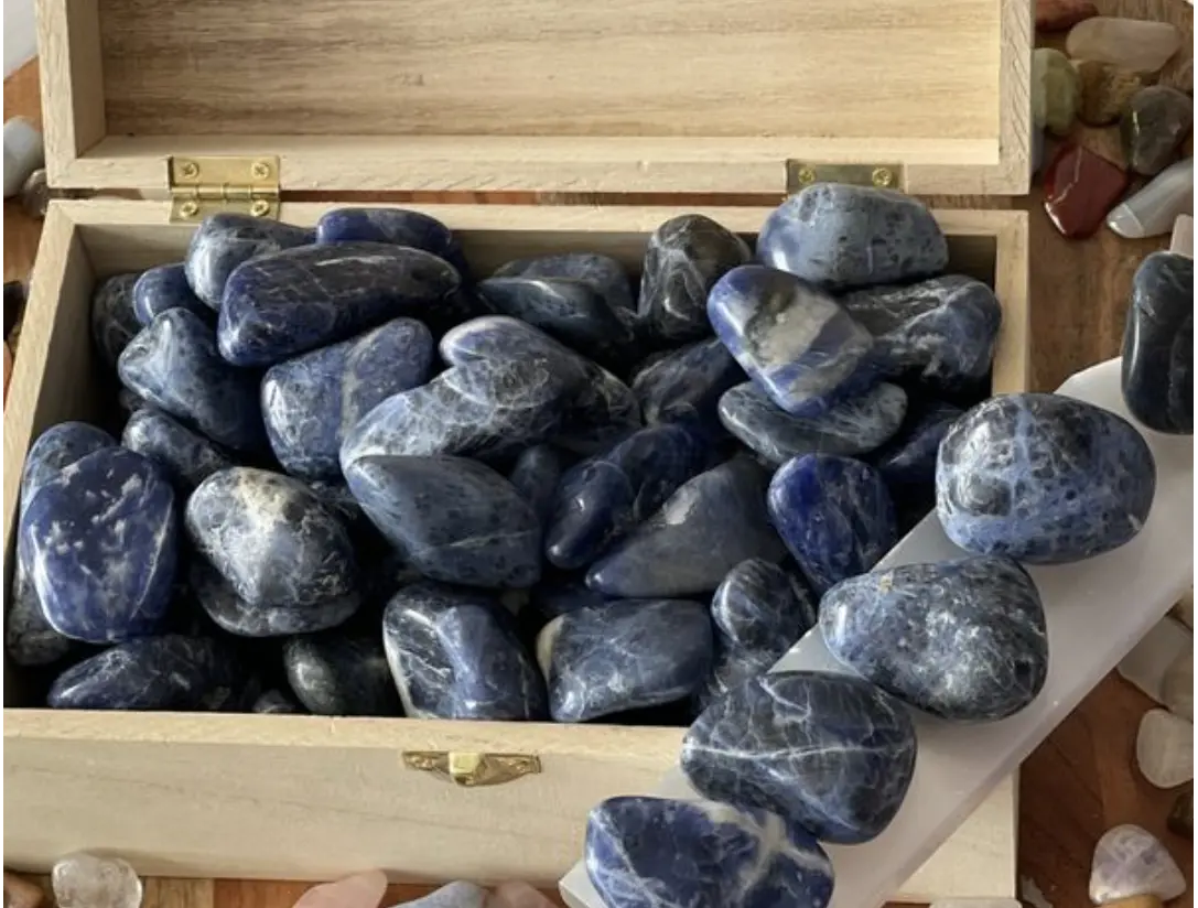 Tumbled Sodalite Crystal Stone