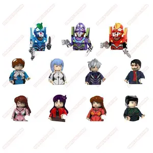 EVA NEON GENESIS EVANGELION Animation Peripheral Toys Asuka Shinji Rei Mari Small Doll Anime Action Model Figures Collection popular