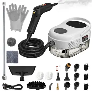 2500W Handheld Steam Cleaner with 20 Attachments, 3-Level Handle Control Floor Cleaning Tool Cleaning Set