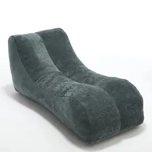 Rectangle Adult Bean Bag Chair 59*30*23.6in 100% Polyester Fiber Ultra Soft Foam Filled Lightweight Portable Compressed Lazy Lounge Chair for Living Room Bedroom Indoor Relax Gaming Reading