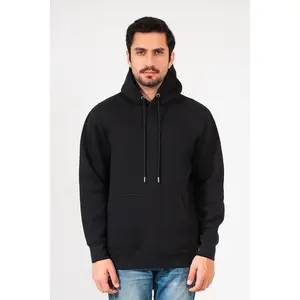 Pukka Blanks Heavyweight Fleece Hoodie 9oz (300 GSM) – Premium Cotton Blend Relaxed Streetwear Fit Pre-Shrunk Blank Hoodie for Printing & Embroidery