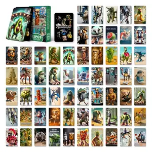 92 Pcs Anime Style Battle Collection Cards, Glossy Laser Flashcards, Assorted Card Sets, Card Pack, Perfect Gift for Animation Lovers, International Mythology Themed
