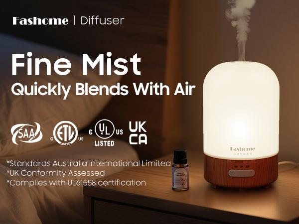 Essential Oil Diffuser Hand Blown Glass, 100ml Small Aromatherapy Diffuser, Auto Shut-Off Function, Ultrasonic Diffusers for Essential Oils, Cool Mist Humidifier with Warm White Lights(White) Essential Oil Diffuser Hand Blown Glass, 100ml Small Aromatherapy Diffuser, Auto Shut-Off Function, Ultrasonic Diffusers for Essential Oils, Cool Mist Humidifier with Warm White Lights(White)