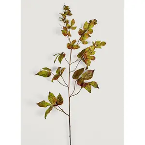 Faux Grape Ivy Branch Green Eggplant - 48"