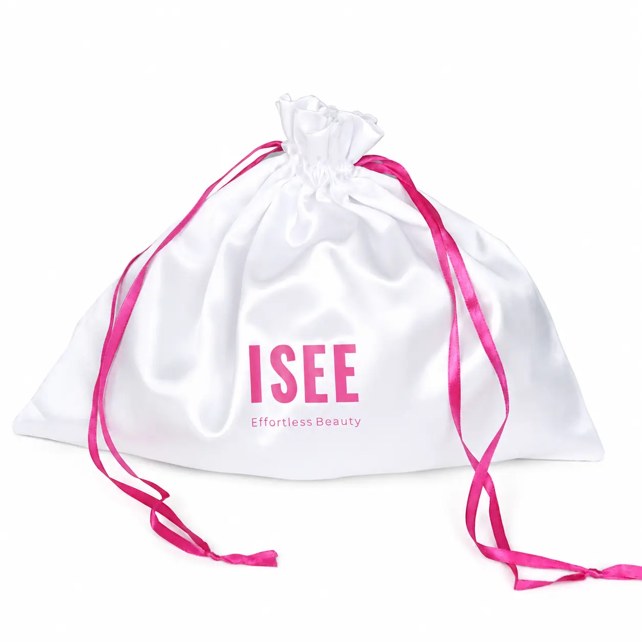 【Not For Sale】ISEE HAIR Luxury Satin Drawstring Storage Bag – Premium Silk Feel Wig & Hair Extension Protective Pouch#SummerWins #DealsForYouDays
