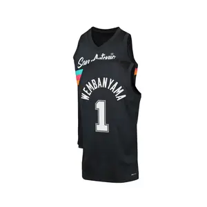 Wembanyama #1 Swingman Jersey 2026 full logo