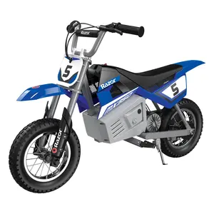 Razor MX350 Dirt Rocket 24V Electric Toy Motocross Motorcycle Dirt Bike, Blue Razor MX350 Dirt Rocket 24V Electric Toy Motocross Motorcycle Dirt Bike, Blue