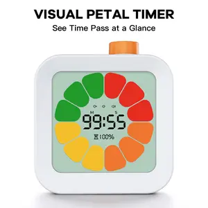 Kitchen Game Changer No Stress Cooking!Petal-Style Visual Kitchen Timer!Visual Kitchen Timer| Clear Petal Countdown, No Guesswork, Perfect for Cooking & Baking