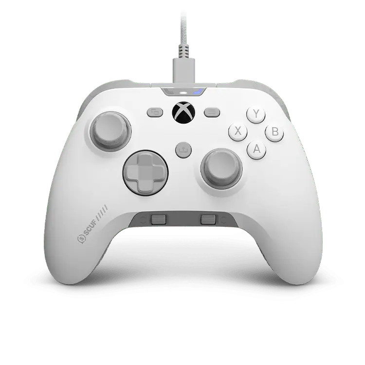 SCUF Valor Wired XBOX Controller (White) | 4 Customizable Rear Paddles, Endurance TMR Thumbsticks, Audio Control System