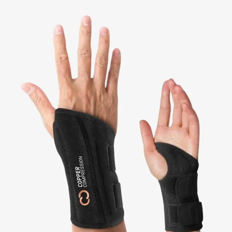Advanced Wrist Brace by Copper Compression – Adjustable Wrist & Thumb Support for Work, Activity & Recovery, Low-Profile Everyday Fit