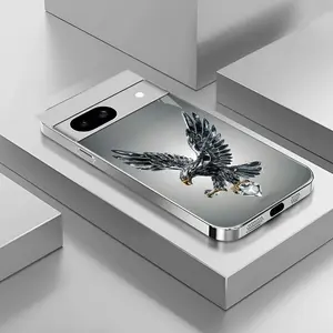 Suitable for [Google Pixel 8a] Light luxury crystal eagle pattern and scorpion glass electroplated mobile phone case, exquisite and gorgeous 995