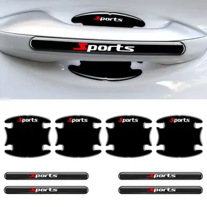 Car Door Handle Scratch Protection Stickers, Universal Paint Surface Protective Film, Anti-Scratch Decorative Decals, Automotive Accessories