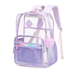 Clear Backpack  Heavy Duty Transparent Backpack,See Through Bag for Women and Men