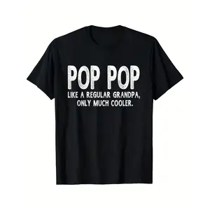 Pop Pop Definition Funny T Shirt for Men Crew Neck Short Sleeve Casual & Trendy Ideal Birthday Gift for Dad Men Breathable & Machine Washable Gift Unisex ISame Style for Men and Women zzc06