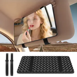 Car Visor Vanity Mirror；  Large Detachable Vanity Makeup Mirror  for Truck SUV Car Accessories for men and women