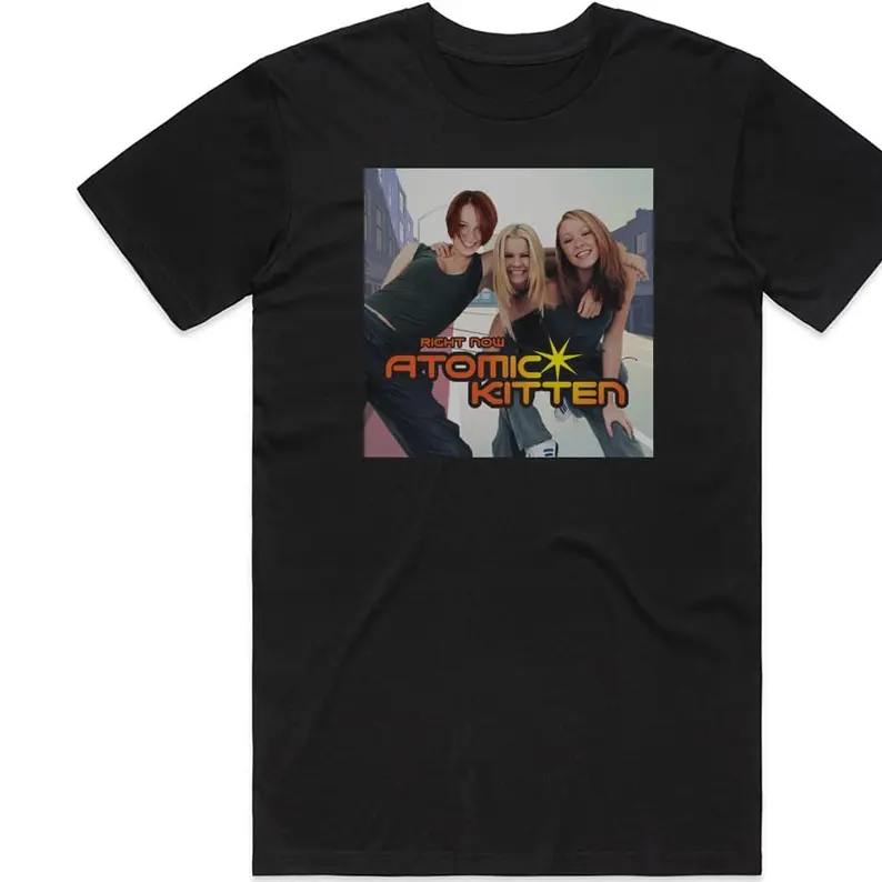 Atomic Kitten Right Now 1 T-Shirt Black