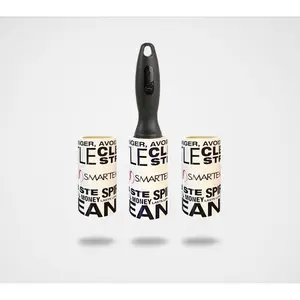 Smartek Sticky Lint Roller with Two Refills