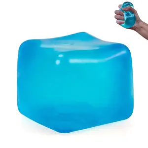 Stress Relief Toy - Compact Silicone Cube for Squishy Fun & Decompression, Slow-recovery decompression toy, 2.12inch