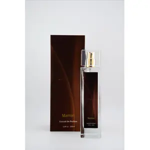 Bisou Memoire Marron Extrait De Parfum 100ml Vegan Sweet-Spicy Fragrance with Clove & Amber Notes 3.4 Fl Oz Liquid Perfume