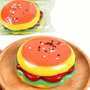 Squishy Fidget Toys | Slime Texture | Slow Rising | Hamburger Cat Paw | Stress Relief
