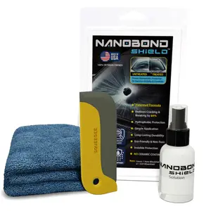 NanoBond Shield - Windshield Glass Protector - Strengthens by 84%, Repels Water & Debris, Easy Application, Durable & Eco-Friendly