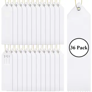 36 Pcs Blank Award Ribbons DIY Medal Prize Ribbons with Attached Card and Rope for Competitions Sports Events 1st, 2nd, 3rd Place