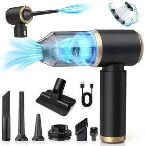 rechargeable vacuum Handheld Car Vacuum Cleaner,Integrates vacuuming and blowing functions, High-Power Wireless Handheld Car Vacuum Cleaner,equipped with multiple nozzles,suitable for cars, homes,offices, and pets  essential cleaning tool