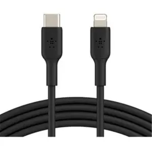 Belkin CAA003bt1MBK Boost Charging Lightning-to-USB-C Connector Cable, Black - Electronic Accessory for Smartphone, Cellphone, Mobile Devices