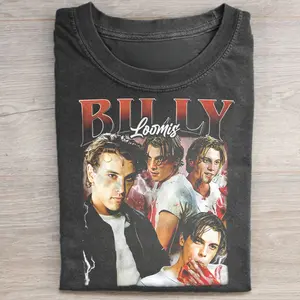 Vintage Billy Loomis Graphic Tee - Scream Movie Shirt - Ghostface Tee - Horror Characters Tee - Woodsboro Horror Film Club Shirt - Iconic Villains From Horror Films - Spooky Season - Trick or Treat - Fall Season - All Seasons