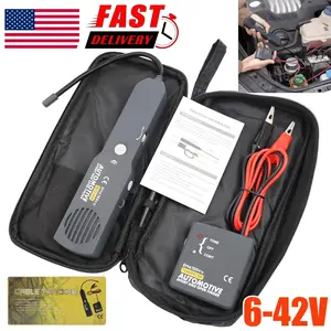 DIY Mechanic Garage Essential Auto Circuit Tester 6-42V DC Wire Tracker Flexible Probe Locate Short Open Break RV Boat Truck Diagnostic Tool