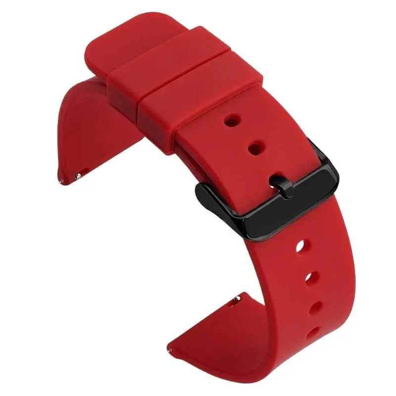 Deep red-black buckle (quick-release switch + tool