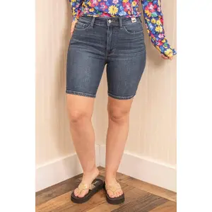 Judy Blue Coastal Mid Rise Bermuda Shorts