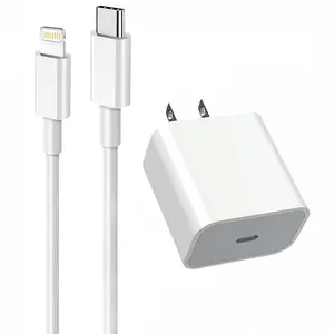 iPhone Type-C Charger, 20w Fast Charging, Fast Charging Supported, High Speed Charger, Travel Charger Block, USB-C to Lightning Data Cable 1.8m/6FT, Compatible with iPhone 14 13 12 11 Pro Max Mini X XR XS 8 7