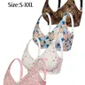 Women's Jelly Bras Adjustable Unlined Wirefree Wireless Full Coverage No Underwire Casual Everyday Bras，Women's Bralettes Bra， Women's four row buckle Bralettes, Bralette Top