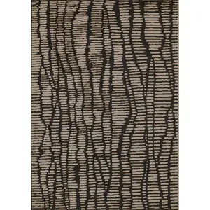 Momeni Baja BAJ40 Charcoal Contemporary Machine Made Rug