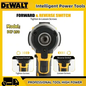 DeWalt DCF850 Impact Brushless Cordless Electric Wrench 20V Lithium Battery Driver Heavy Duty Hardware Tool.