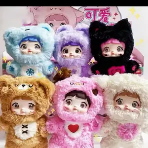 MiNomi plushie doll key chain blind box, rolling eyes to change different eye colors