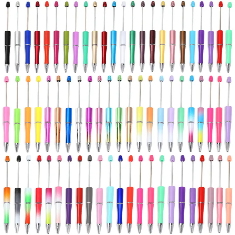 Clearance Sale! 10Pcs/Bag Colorful Ballpoint Pen Pack Choose the Color You Like! Beadable Pen Accessories