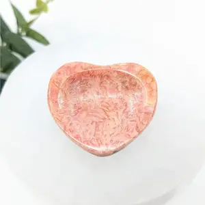 Rhodochrosite Heart Mini Dish for Healing Crystals