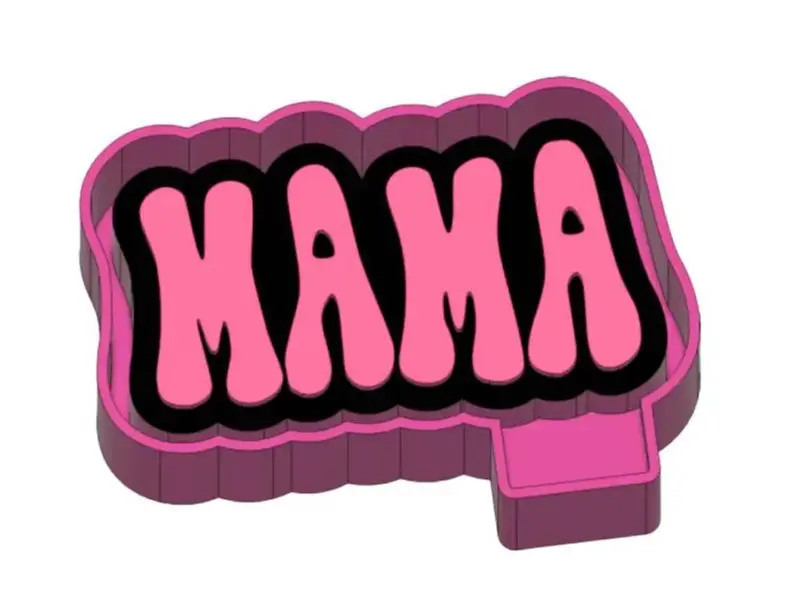 Retro Mama Freshie Mold & 3D Printed Mold Housing Option